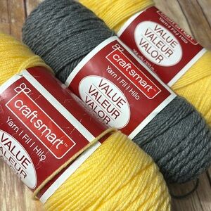 Craft Smart Yarn 🧶 x 3, 21 oz./1.312 lbs